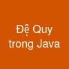 Đệ Quy trong Java