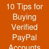 10 Tips for Buying Verified PayPal Accounts