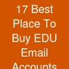 17 Best Place To Buy EDU Email Accounts (PVA & Aged)