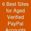6 Best Sites for Aged & Verified PayPal Accounts Online