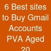 6 Best sites to Buy Gmail Accounts (PVA & Aged) 20