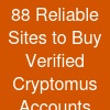 88 Reliable Sites to Buy Verified Cryptomus Accounts