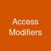 Access Modifiers