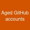 Aged GitHub accounts