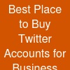 Best Place to Buy Twitter Accounts for Business Growth
