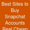 Best Sites to Buy Snapchat Accounts (Real & Cheap)