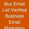 Buy Email List | Verified Business Email Marketing Database