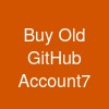 Buy Old GitHub Account7
