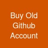 Buy Old Github Account