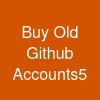 Buy Old Github Accounts5