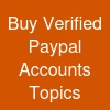 Buy Verified Paypal Accounts · Topics