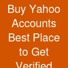 Buy Yahoo Accounts – Best Place to Get Verified Accounts in 2026