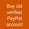 Buy old verified PayPal account