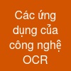 Các ứng dụng của công nghệ OCR