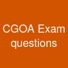 CGOA Exam questions