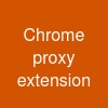 Chrome proxy extension