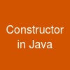 Constructor in Java