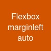 Flexbox margin-left auto