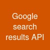 Google search results API