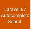 Laravel 5.7 Autocomplete Search