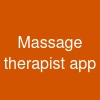 Massage therapist app