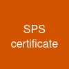 SPS certificate