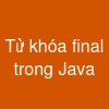 Từ khóa final trong Java