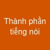 Thành phần tiếng nói