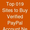 Top 0.19 Sites to Buy Verified PayPal Account (Ne...