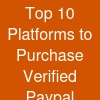 Top 10 Platforms to Purchase Verified Paypal Accounts in 2k26...