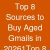 Top 8 Sources to Buy Aged Gmails in 20261Top 8 Sources to Buy Aged Gmails in 2026