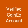 Verified CoinEx Account