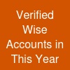Verified Wise Accounts in This Year