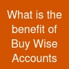 What is the benefit of 'Buy Wise Accounts'?