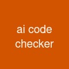 ai code checker