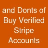 and Don'ts of Buy Verified Stripe Accounts
