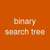 binary search tree