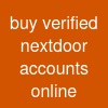 buy verified nextdoor accounts online