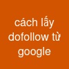 cách lấy dofollow từ google