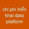 chi phí triển khai data platform
