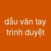 dấu vân tay trình duyệt