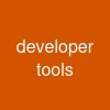 developer tools