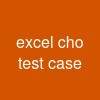 excel cho test case