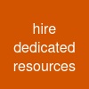 hire dedicated resources