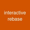 interactive rebase