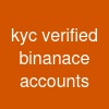 kyc verified binanace accounts