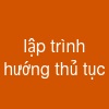 lập trình hướng thủ tục