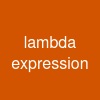 lambda expression