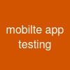 mobilte app testing