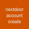 nextdoor account create